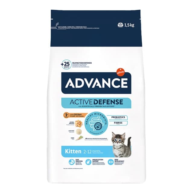 Advance - Pienso para gatitos Advance pollo y arroz.