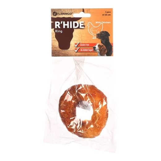 Flamingo - Snack para perros adultos Flamingo anillo de pollo con forma de donut 110 g. - Image 2