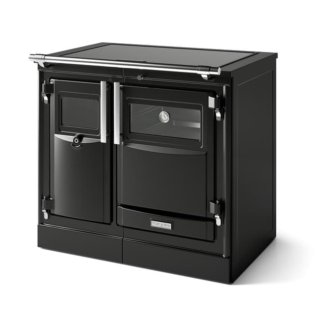 Hergom - Cocina de Leña Pas 90 Vitro Cromo.