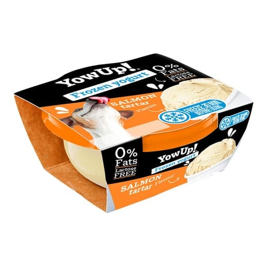 Yow Up - Yogur helado para perros y gatos Yow Up tartar de salmón 110 g. - Image 2