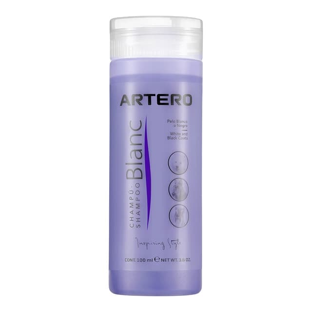 Artero - Champú Artero Blanc para perros y gatos de pelo blanco o negro 100 ml.