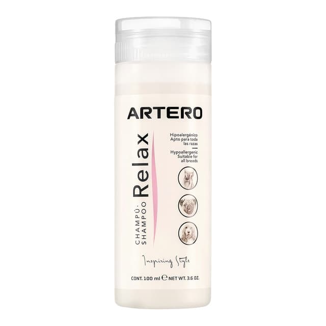 Artero - Champú hipoalergénico Artero para perros y gatos Relax 100 ml.