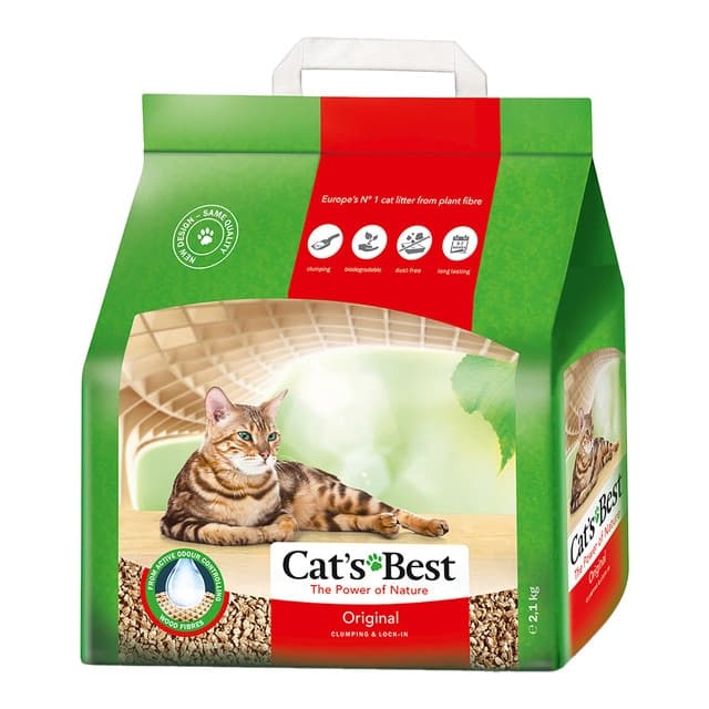 Cat's Best - Arena aglomerante Cat's Best Original para gatos.