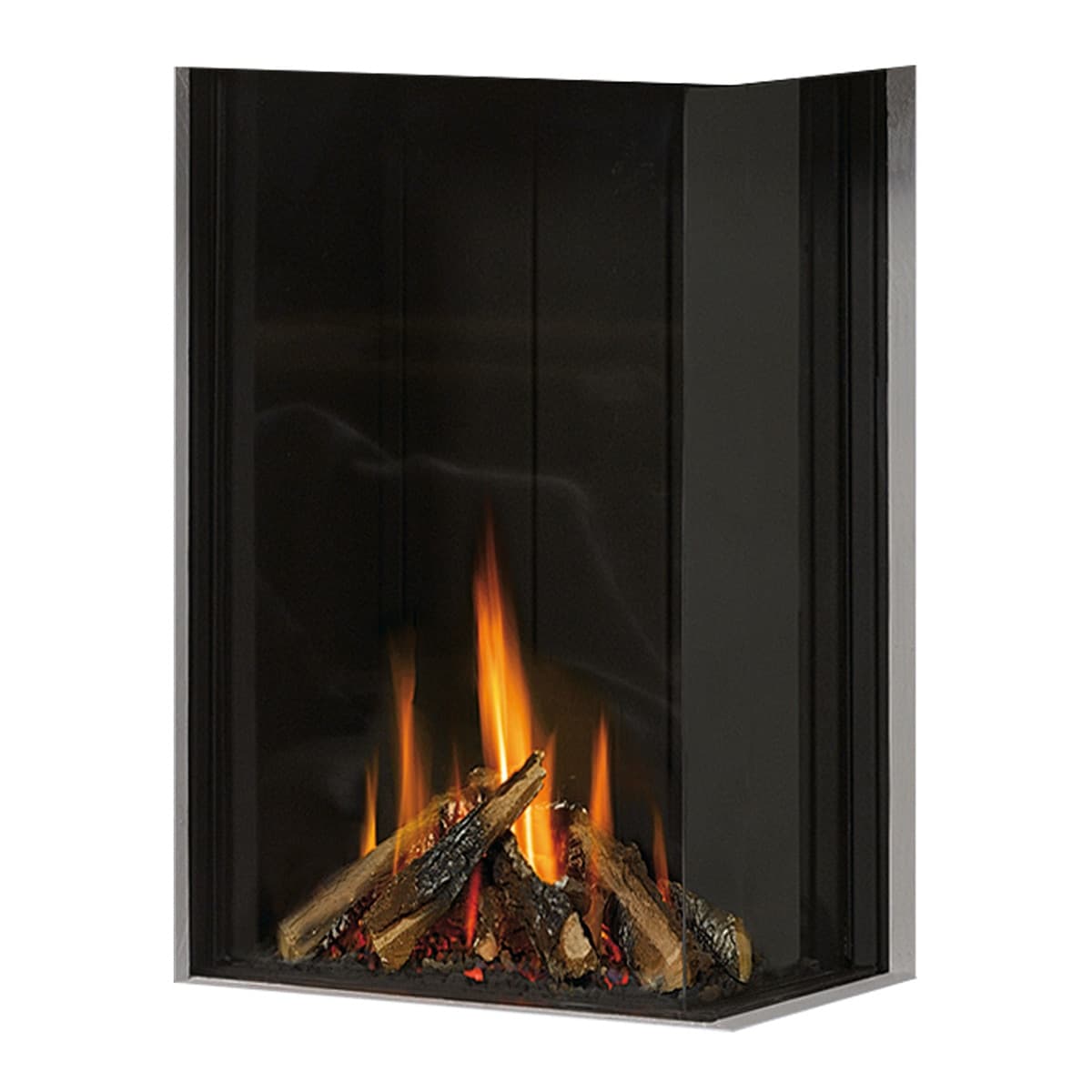 Hergom - Hogar Gas Natural MG-38-63 Cristal Lateral Derecho.