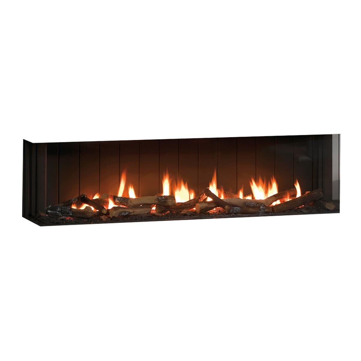 Hergom - Hogar Gas Propano MG-140-38 TC DQ 3 Caras.