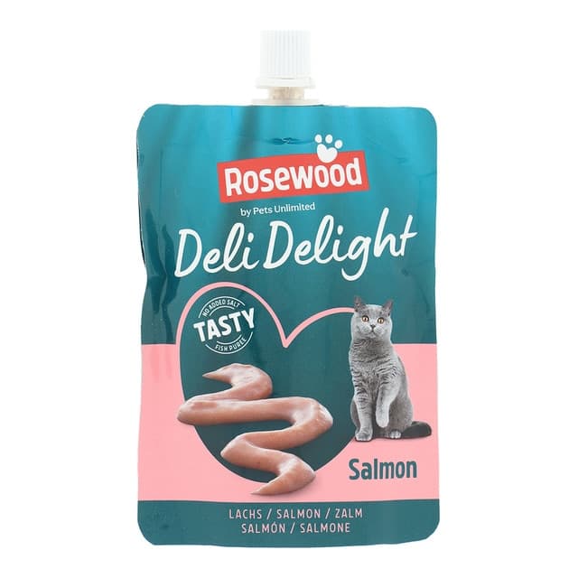 Rosewood - Snack para gatos adultos Deli Delight Rosewood salmón 80 g.