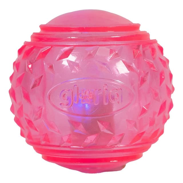 Gloria - Juguete Gloria para perros pelota luminosa led Play and Run.
