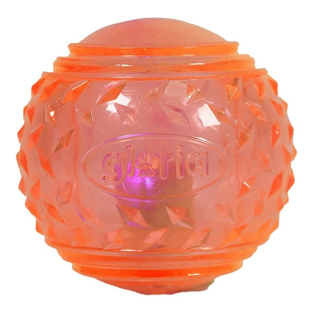Gloria - Juguete Gloria para perros pelota luminosa led Play and Run.