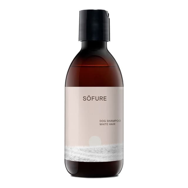 Söfure - Champú Söfure para perros pelo blanco.