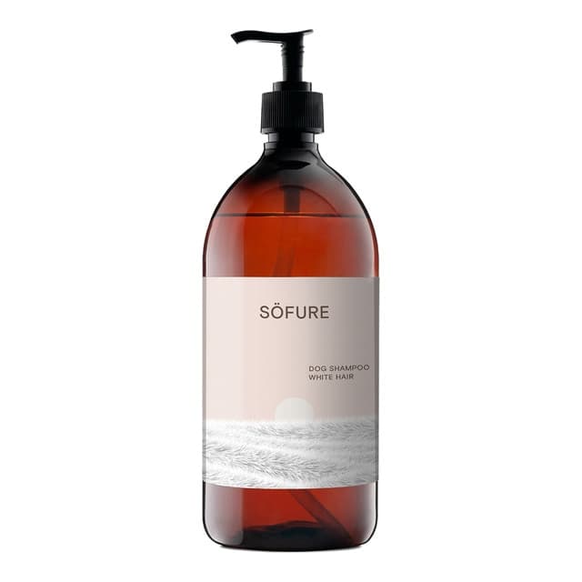 Söfure - Champú Söfure para perros pelo blanco.