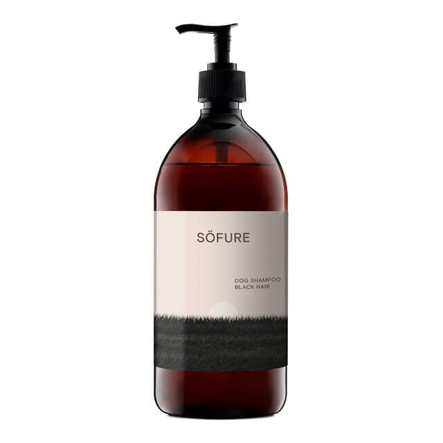 Söfure - Champú Söfure para perros pelo negro.