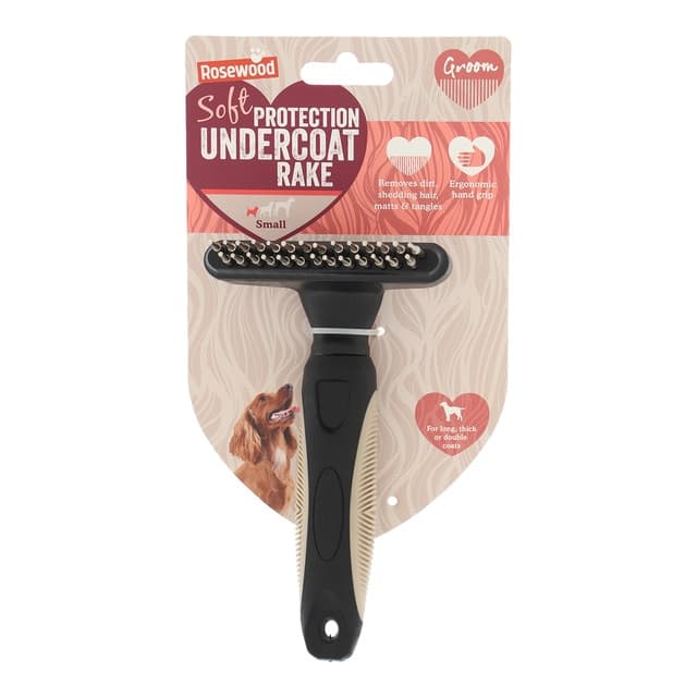 Rosewood - Peine rastrillo Undercoat Rosewood para perros. - Image 1