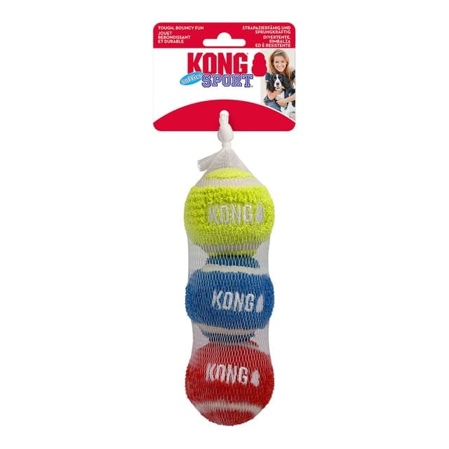 Kong - Juguete Sport Softies 3 Balls para perros Kong.