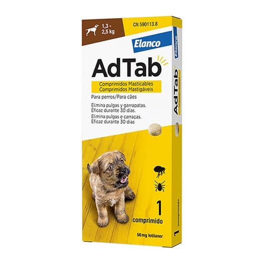 Elanco - AdTab 56 mg - Chewable tablet. - Image 2
