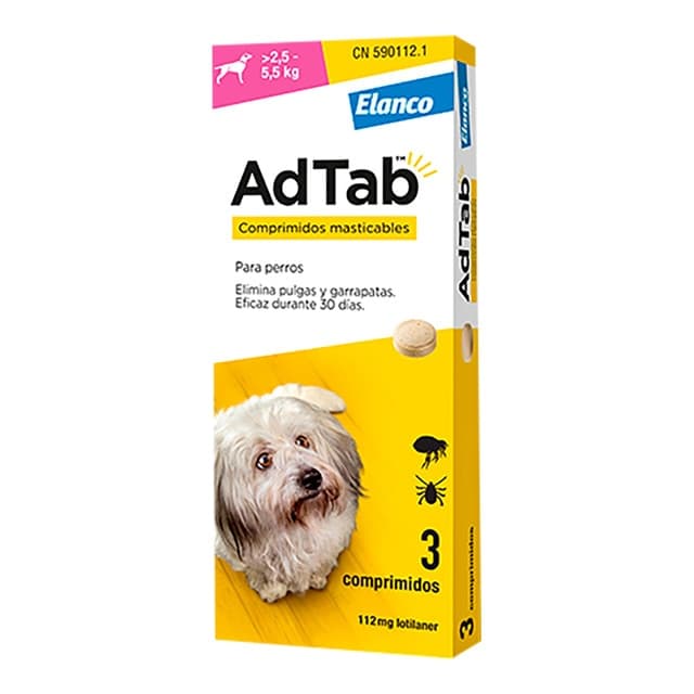Elanco - AdTab 112 mg - Chewable tablet.