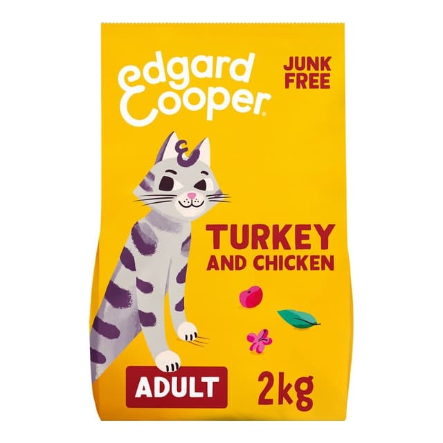 Edgard & Cooper - Pienso para gatos adultos Edgard & Cooper pavo y pollo sin cereales. - Image 1
