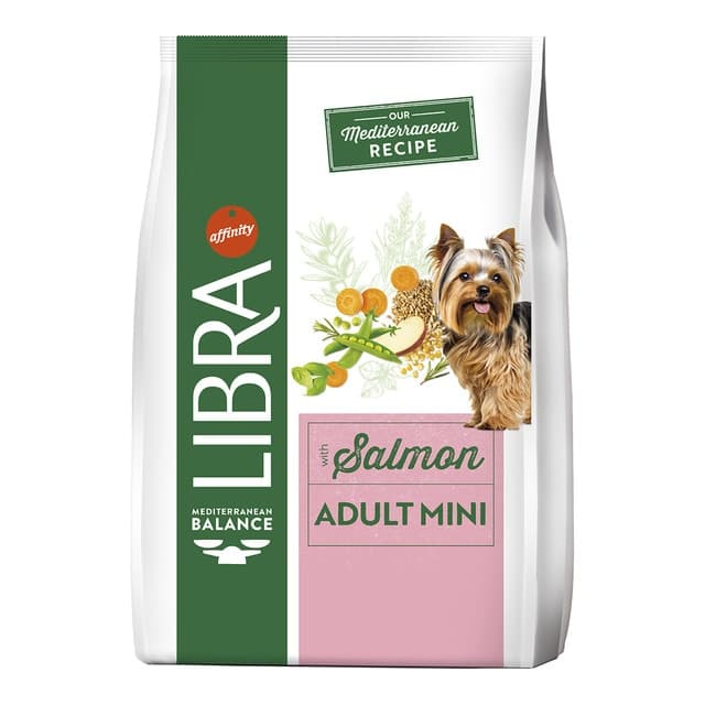 Libra - Pienso para perros adultos minis Libra salmón.