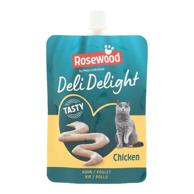 Rosewood - Sancks para gatos adultos Delidelight liquid Rosewood pollo 80 g.