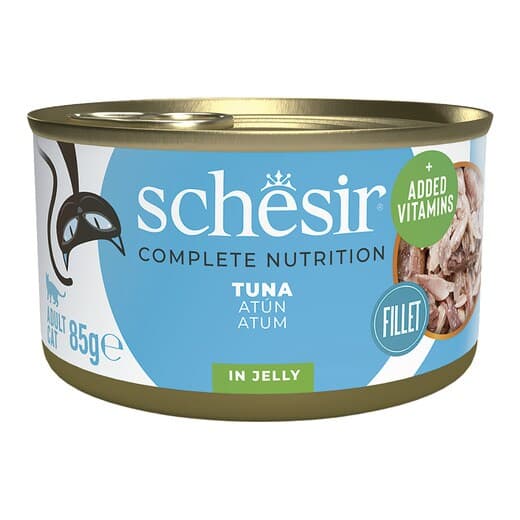 Schesir - Comida húmeda para gatos adultos Schesir atún en gelatina 85 g. - Image 2