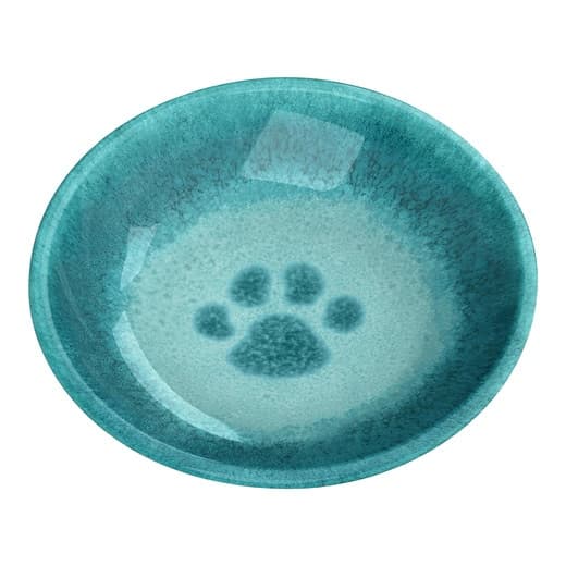 Tar Hong - Comedero para perros y gatos con diseño en color azul Tar Hong melamina. - Image 2