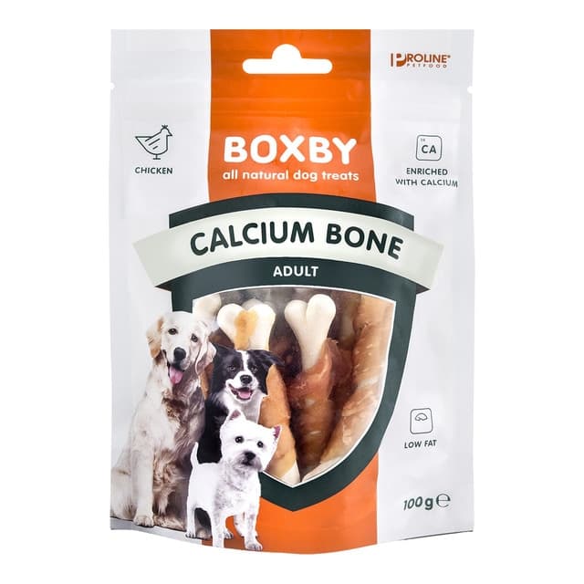 Boxby - Huesitos para perros adultos Boxby 100 g.