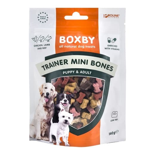 Boxby - Snack para perros adultos pequeños Boxby pollo, vaca y cordero 140 g. - Image 2