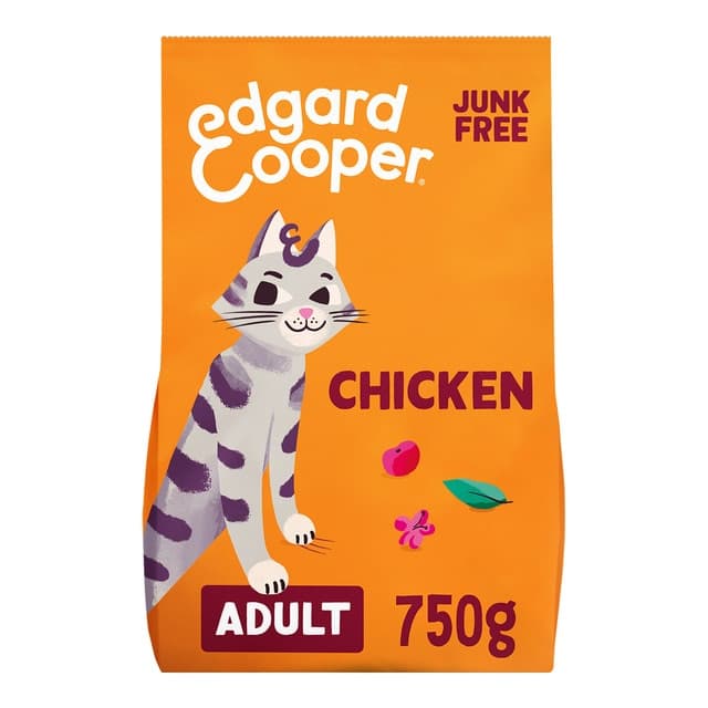 Edgard & Cooper - Pienso para gatos adultos Edgard & Cooper pollo sin cereales.