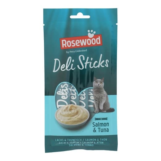 Rosewood - Snack para gatos adultos Delisticks Rosewood salmón y atún 5 x 15 g. - Image 2