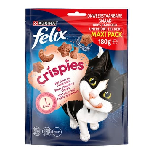 Felix - Snack para gatos adultos Félix Crispies salmón y trucha. - Image 2