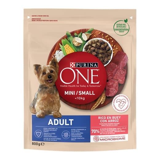 Purina One - Pienso para perros adultos minis Purina One buey y arroz. - Image 2