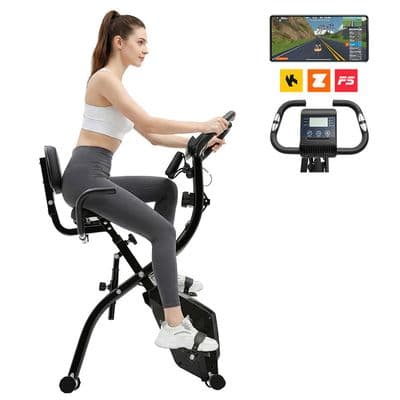 Vélo d'appartement - PASYOU - PX10 - Pliable 3-en-1 - 10 niveaux magnétiques - Siège réglable - Image 2