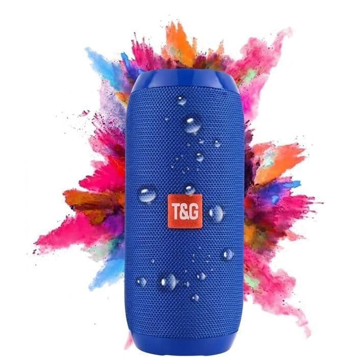 Enceinte Bluetooth rechargeable, haut parleur étanche TG117 (bleu) Stéréo Puissante, Bluetooth , Étanche IPX7,IOS et Android - Image 3
