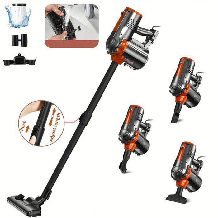 Aspirateur Balai 4 en 1- BISPRICO - HHD - 600W - 26KPa - Filtre HEPA - 5m de câble - Image 2