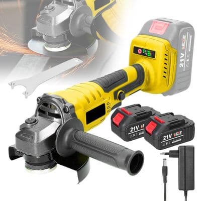 Meuleuse d'angle - TEENO - 1000W - 125 mm - 2000-12000 trs/min - Filaire - Image 2