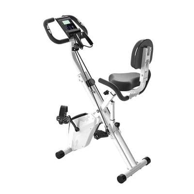 3 en 1 Vélo d'appartement Pliable - 8 Niveaux de Résistance Réglables - Volant d'Inertie 2,5KG - Écran LCD - Siège Réglable - Image 3