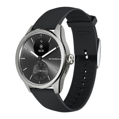 WITHINGS ScanWatch 2 - Montre connectée santé ECG SpO2 température 38mm Blanc - Image 4