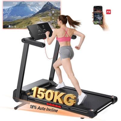 Tapis de Marche/Course Electrique Pliable,LCD 12 Programmes Verin hydraulique Bluetooth SY-T2710 - Image 2