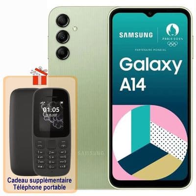 SAMSUNG Galaxy A14 5G Argenté 64 Go - Image 3