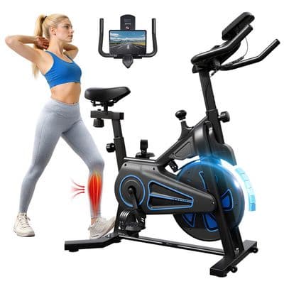 Vélo d'Appartement Magnétique ZIPRO One S Gold- Cardio Fitness - 8 Niveaux - Écran LCD & Capteurs Pouls - Max 110kg - Noir/Or - Image 2