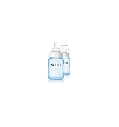Avent Classic Biberon 260 ml + 260 ml Pack Duplo  Azul