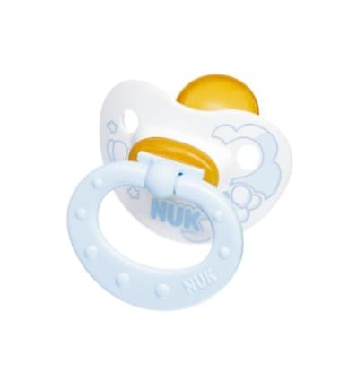Nuk Chupete Latex Blue T1 0-6 3x2 unidades