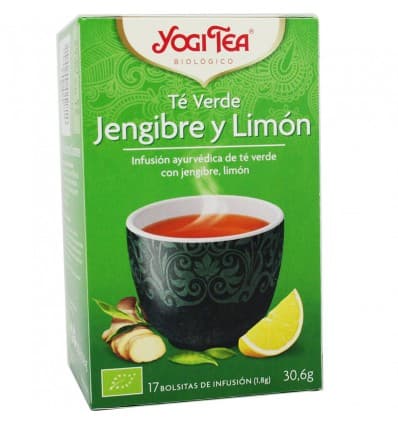 Yogi Tea Té Verde Jengibre Limón 17 Bolsitas