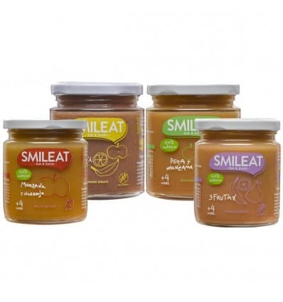 Smileat Potito Frutas Pack 4 Unidades