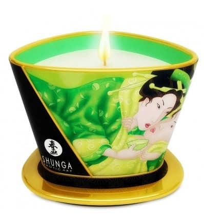 Shunga Vela Masaje Té Verde 170ml