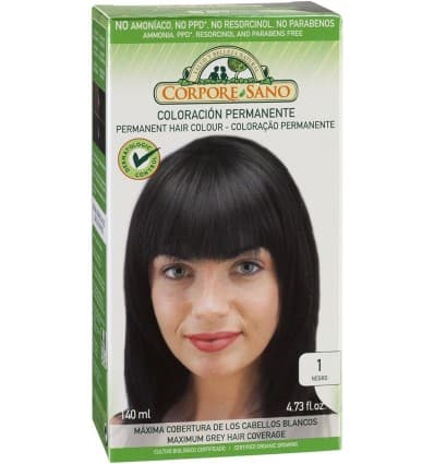 Corpore Sano Tinte Permanente Negro 1 140ml