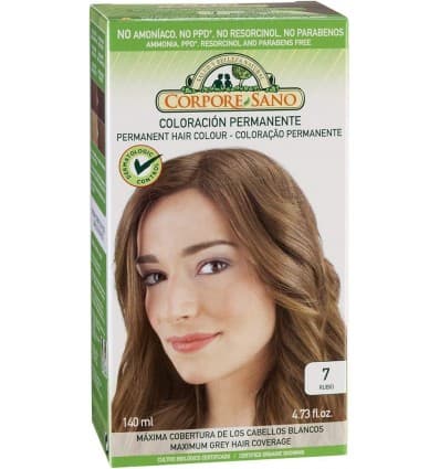 Corpore Sano Tinte Permanente Rubio 7 140ml
