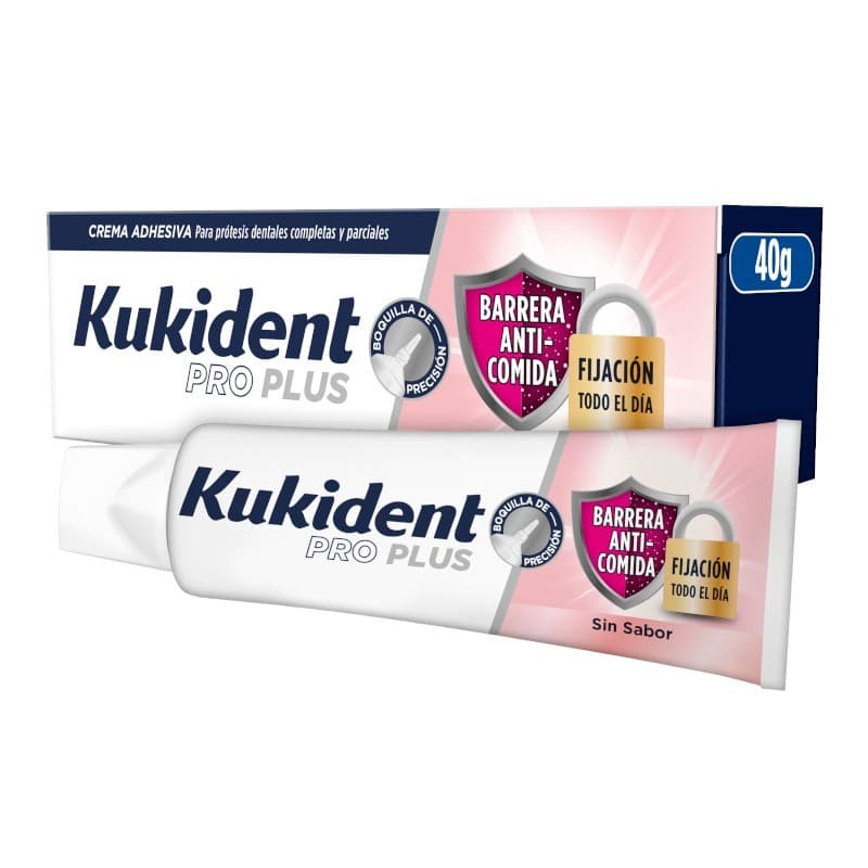 KUKIDENT Pro Plus Sellado Barrera Anticomida Sin Sabor 40g