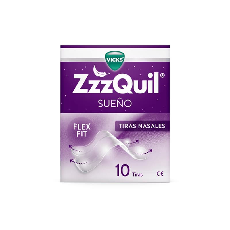 Zzzquil Natura Sueño Tiras Nasales 10 Unidades