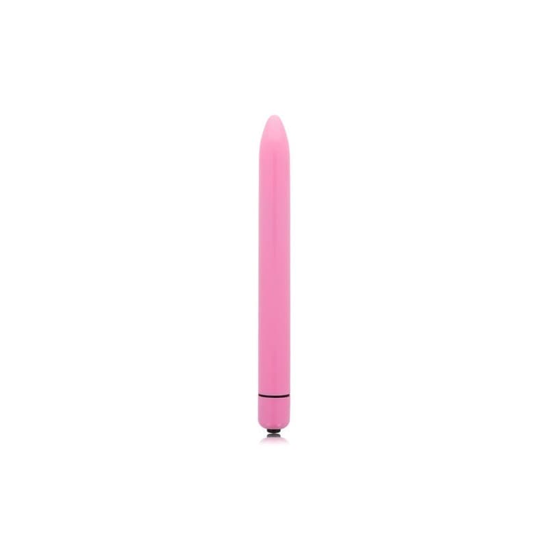 Glossy Slim Vibrador Rosa Intenso