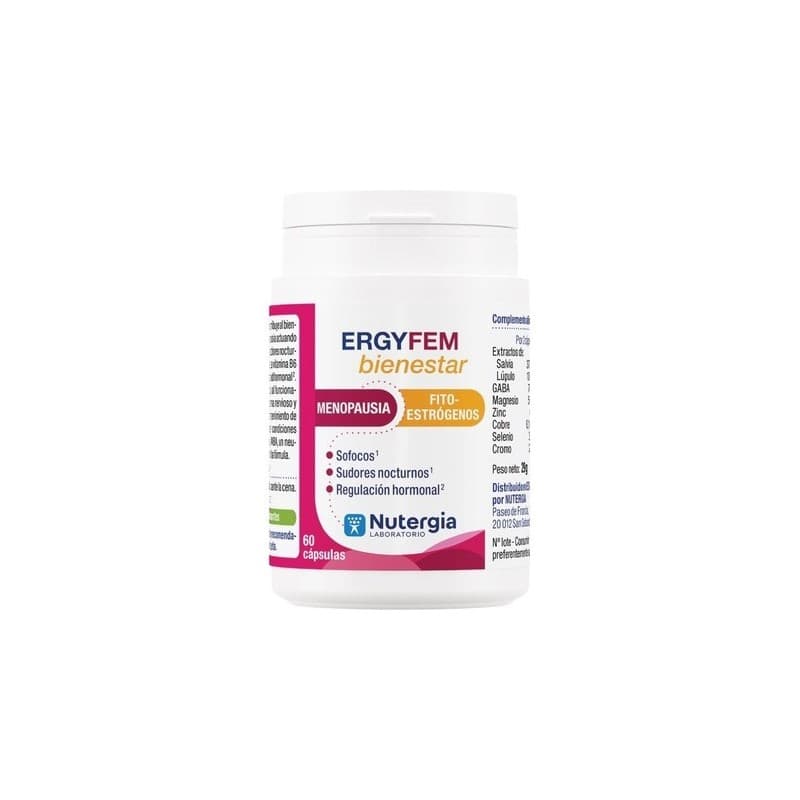 Nutergia Ergyfem Bienestar 60 cápsulas